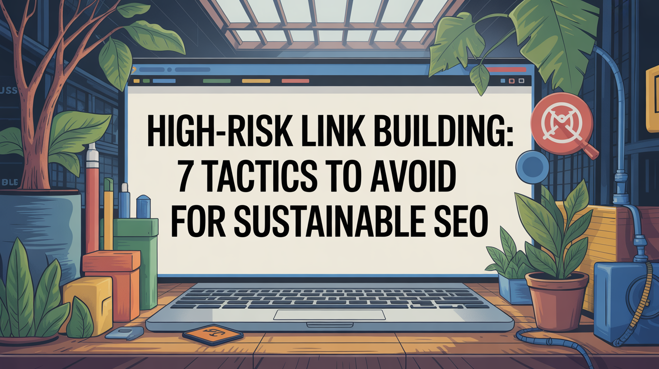 High-Risk Link Building: 7 Tactics to Avoid for Sustainable SEO