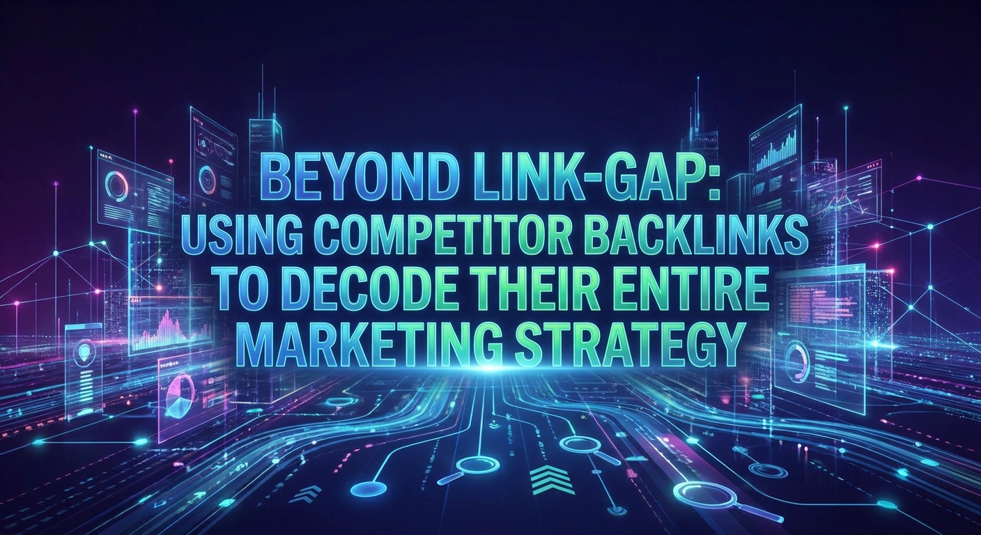 Beyond Link-Gap: Using Competitor Backlinks to Decode Their Entire Marketing Strategy