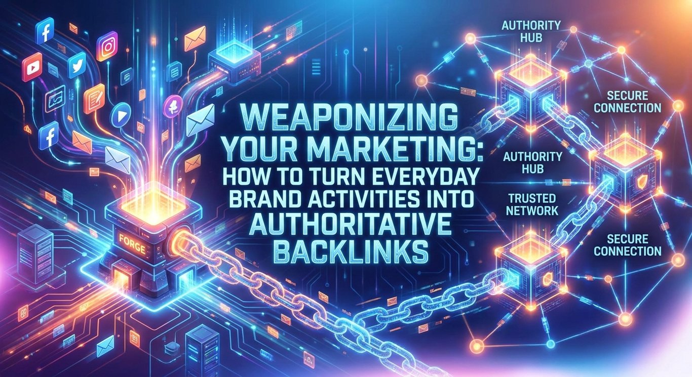 Weaponizing Your Marketing: How to Turn Everyday Brand Activities into Authoritative Backlinks