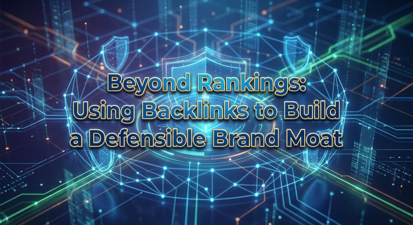 Beyond Rankings: Using Backlinks to Build a Defensible Brand Moat